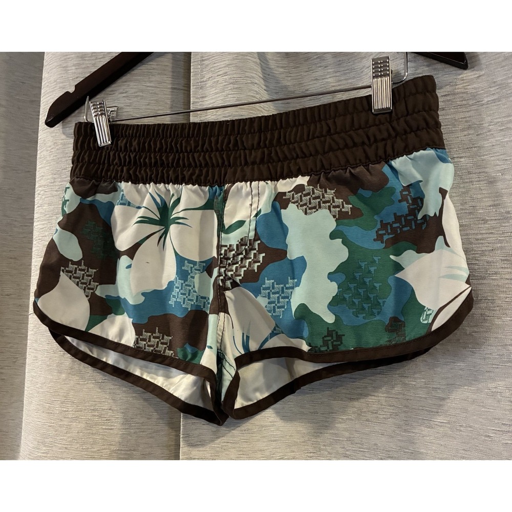 Roxy Vintage Boardshorts Womens 7 Hibiscus Floral Y2K Surf Beach Retro J469551